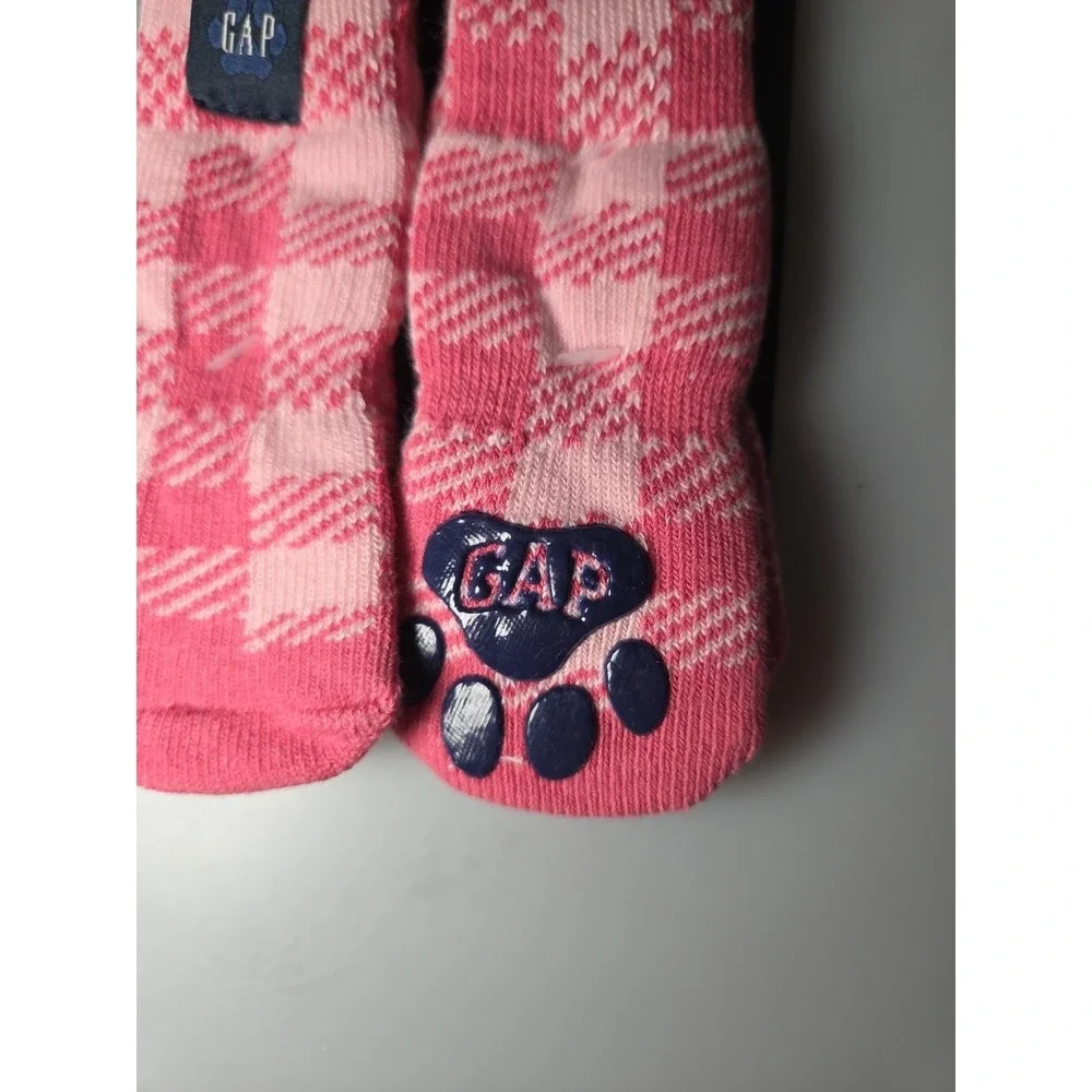 Gap Dog‎ Socks XS/S Pink Plaid